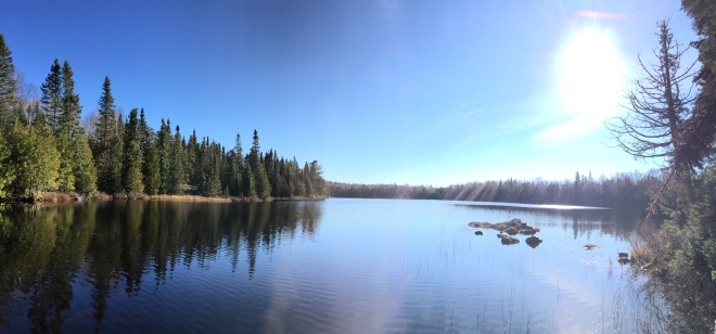 Whale Lake, located along the Eagle Mountain trail